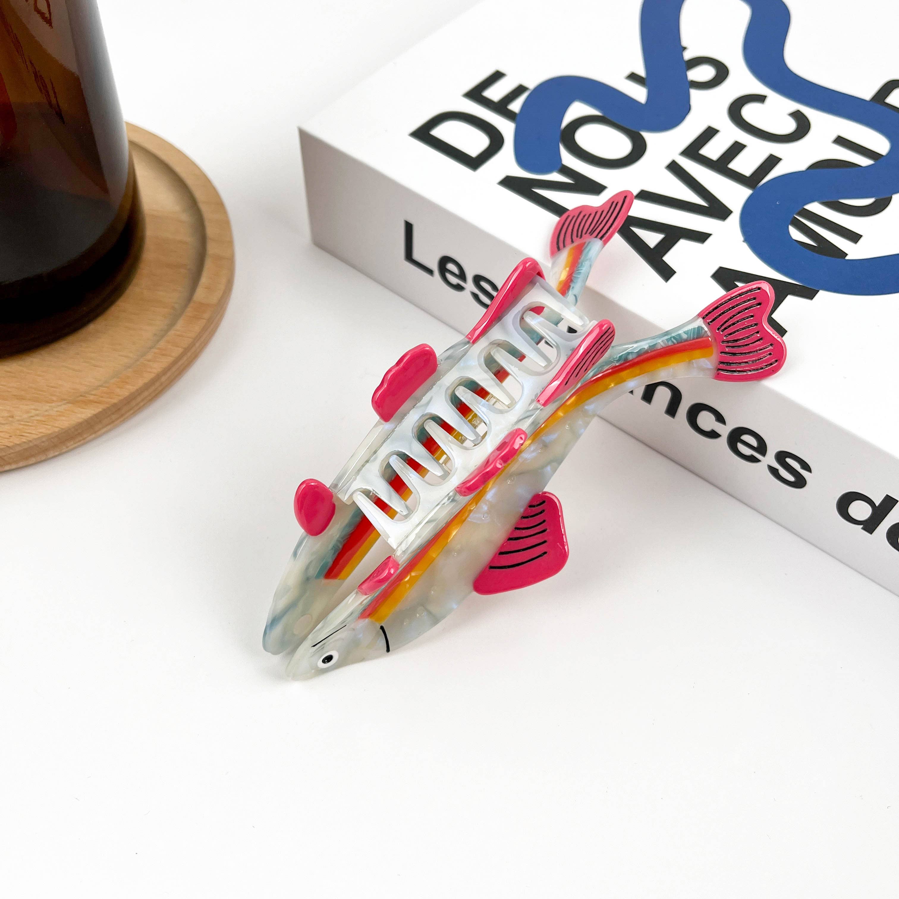 Colorful Fish Hair Clip, Acetate Claw Clip Hair Accessories TheDivaSoap