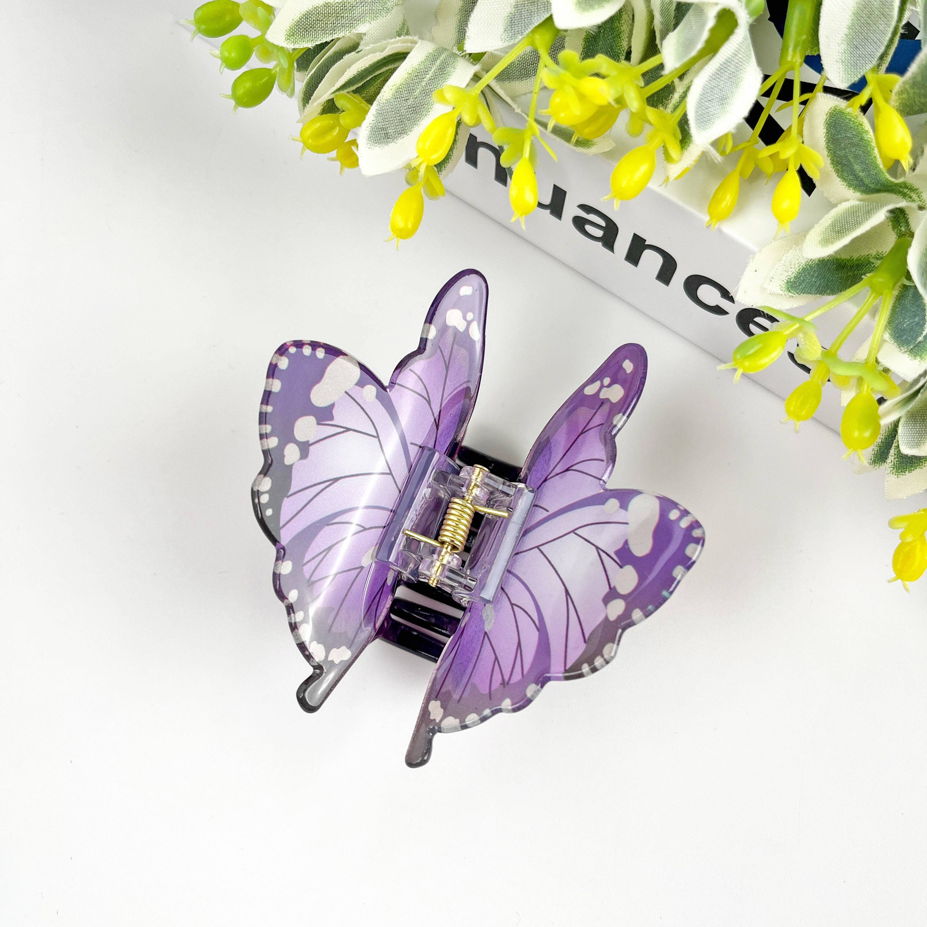 Colorful Butterfly Claw Clip Hair Accessories TheDivaSoap