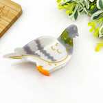 Pigeon Hair Clip - Lt. Gray Hair Accessories TheDivaSoap