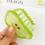 Apple Claw Clip Hair Accessories TheDivaSoap