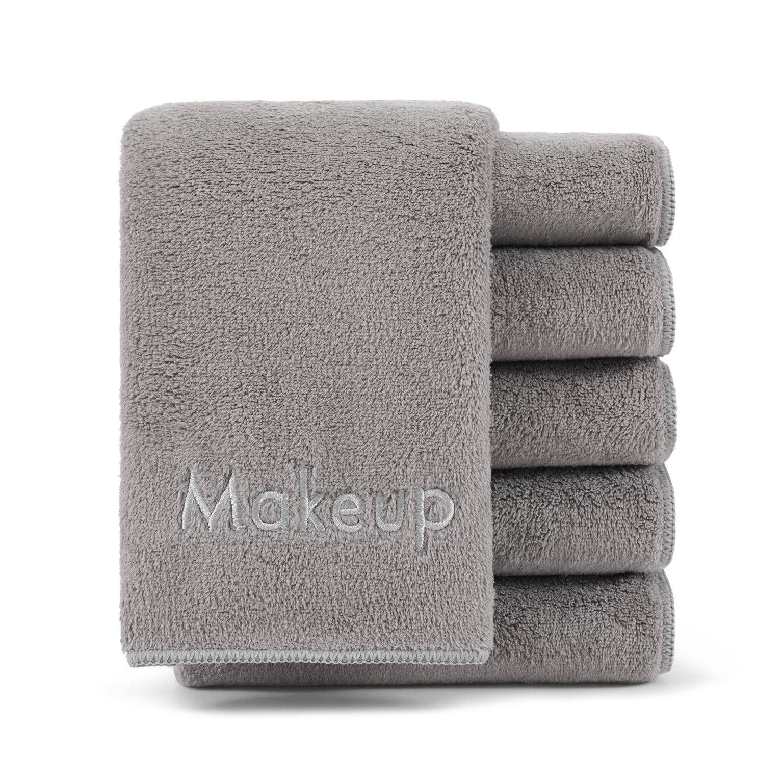 Fleece Makeup Removal Towel - Gray Self-Care Arkwright Home