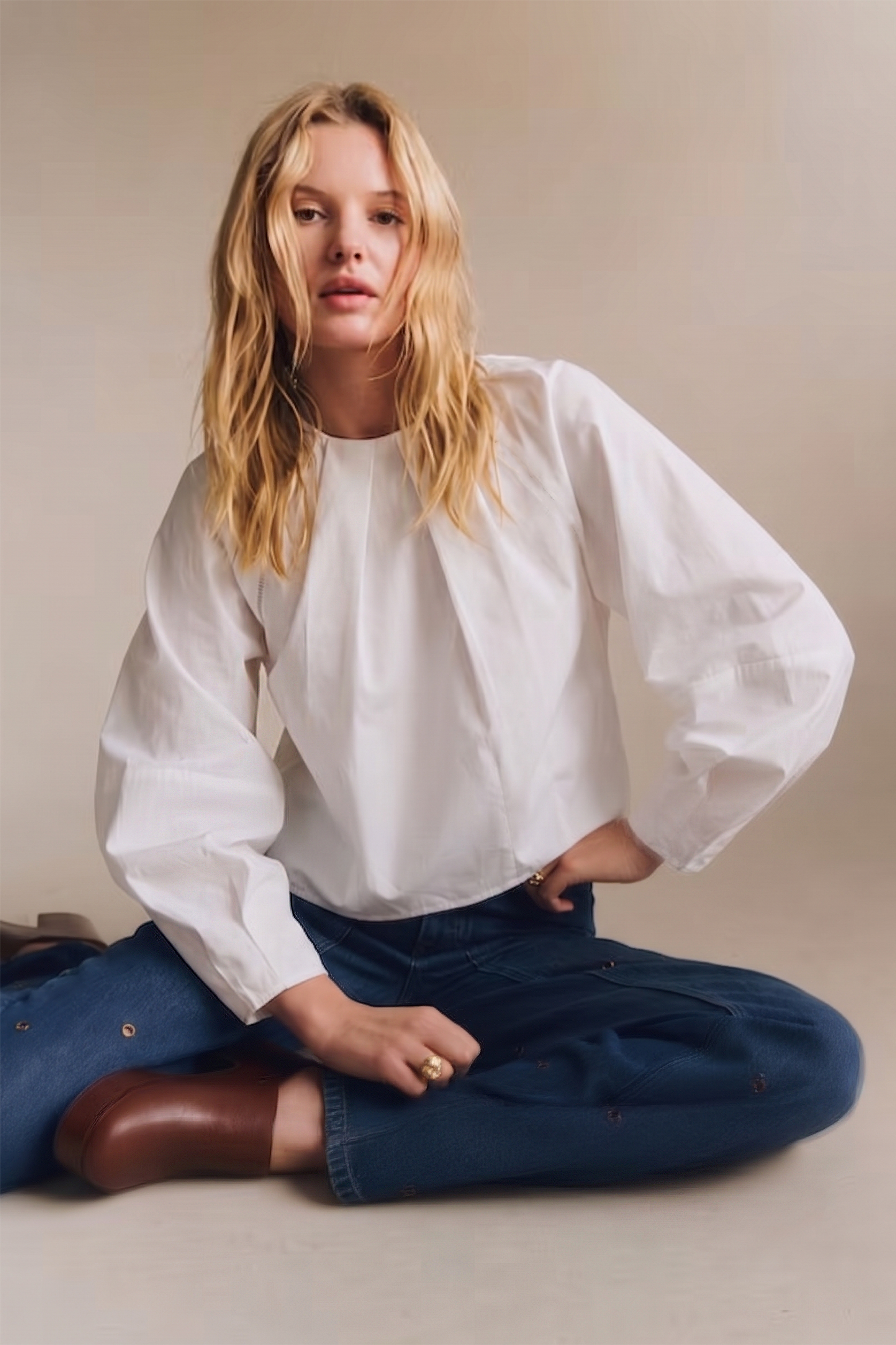 Purely Poised Pleated Top Tops Glam