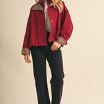 Redbrook Plaid Trim Jacket Outerwear &MERCI