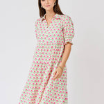 Molly Dress - Floral Fanfare Green Long Dresses Mary Square