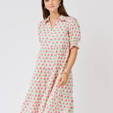 Molly Dress - Floral Fanfare Green Long Dresses Mary Square