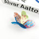 Colorful Cartoon Butterfly Claw Clip Diamond Hair Clips: C Hair Accessories TheDivaSoap