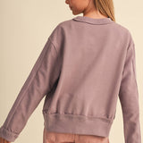Girls Mauve Mood Top Girls Sweaters + Sweatshirts heart and arrow