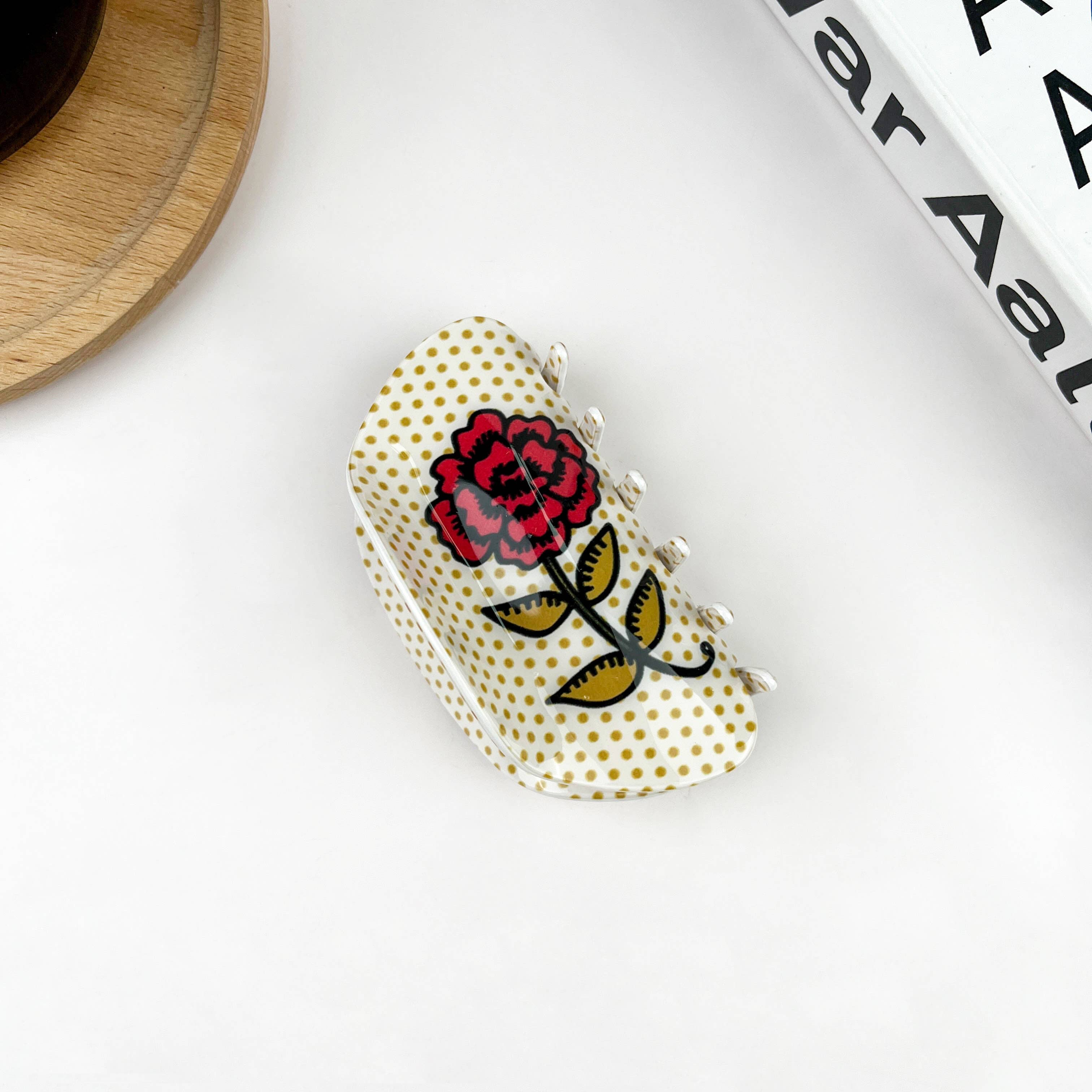 Fashion Flower Claw Clip, Fall Hair Clip: C Hair Accessories TheDivaSoap