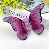 Colorful butterfly hair clips elegant beautiful hair clip: H Hair Accessories TheDivaSoap