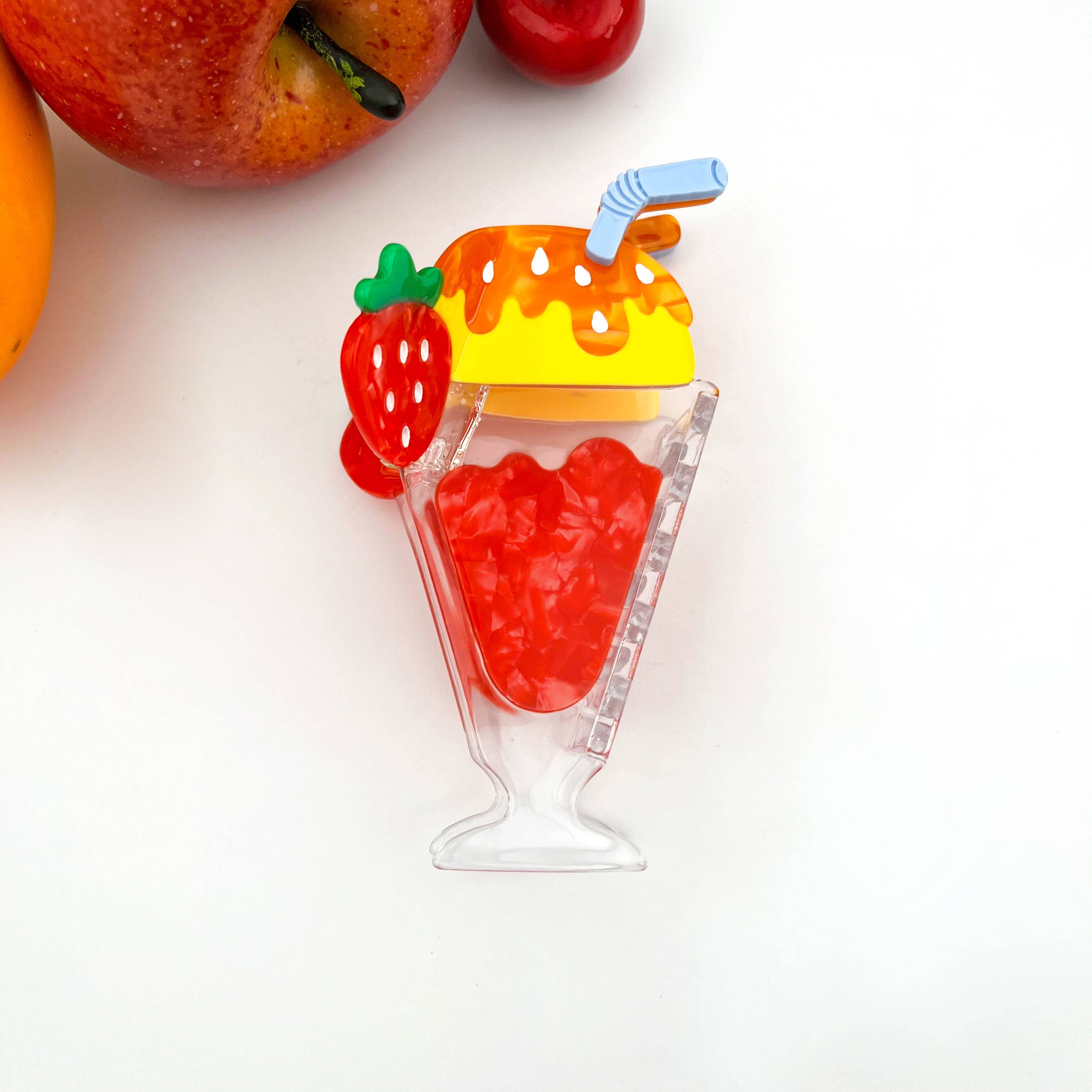 Food-Themed Acetate Claw Clips, Hot Sauce & Taco Designs: Taco Hair Accessories TheDivaSoap