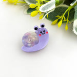 Mini Snail Hair Claw Clip - Pink Hair Accessories TheDivaSoap