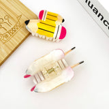 Pencil Claw Clip - Large Hair Accessories TheDivaSoap