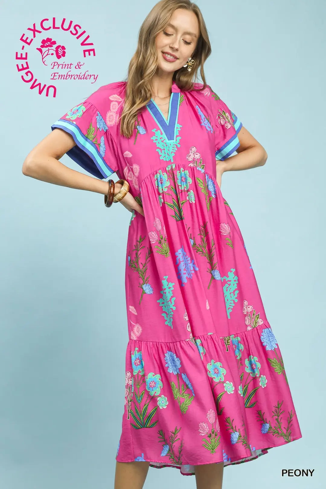 Peony Paradise Dress Long Dresses Umgee