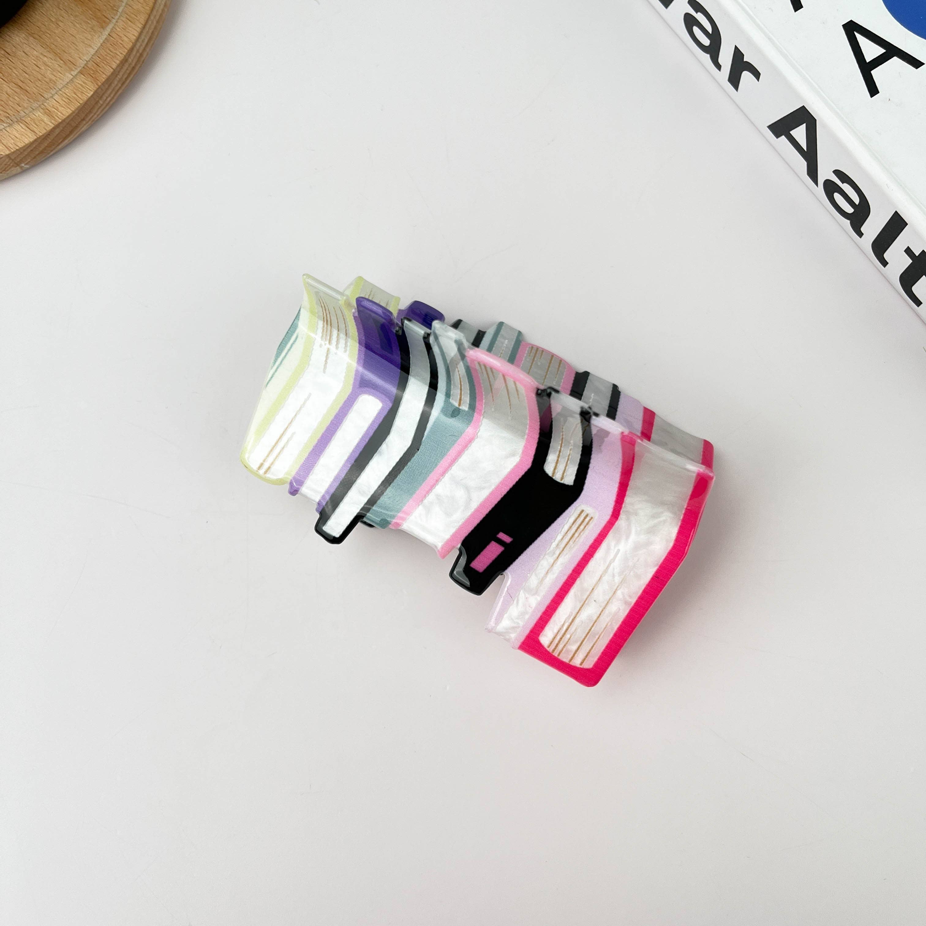 3.7'' Book Hair Clip - B Hair Accessories TheDivaSoap