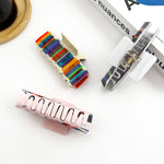 Colorful Book-Shaped Hair Claw Clip, Library Souvenirs: C Hair Accessories TheDivaSoap