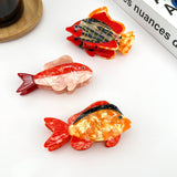 Fish Claw Clip - Yellow/Black Hair Accessories TheDivaSoap