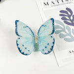 Butterfly Claw Clip - Lt. Blue Hair Accessories TheDivaSoap