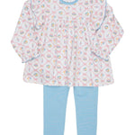 Abree Birthday Bouquet Legging Set Girls Sets The Oaks Apparel Company