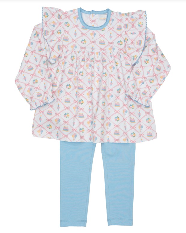 Abree Birthday Bouquet Legging Set Girls Sets The Oaks Apparel Company