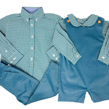 Peter Pan Shirt - Alpine Gingham