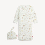 Bedtime Rhymes Modal Gown & Hat Set Baby Sleepwear Magnetic Me