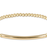 Bliss Bar Smooth Gold 3mm Bracelet Bracelets enewton