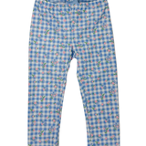 Girls Leggings - Checks & Flowers
