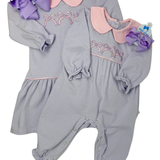 Bows Romper Girls Bubbles + Rompers Trotter Street Kids