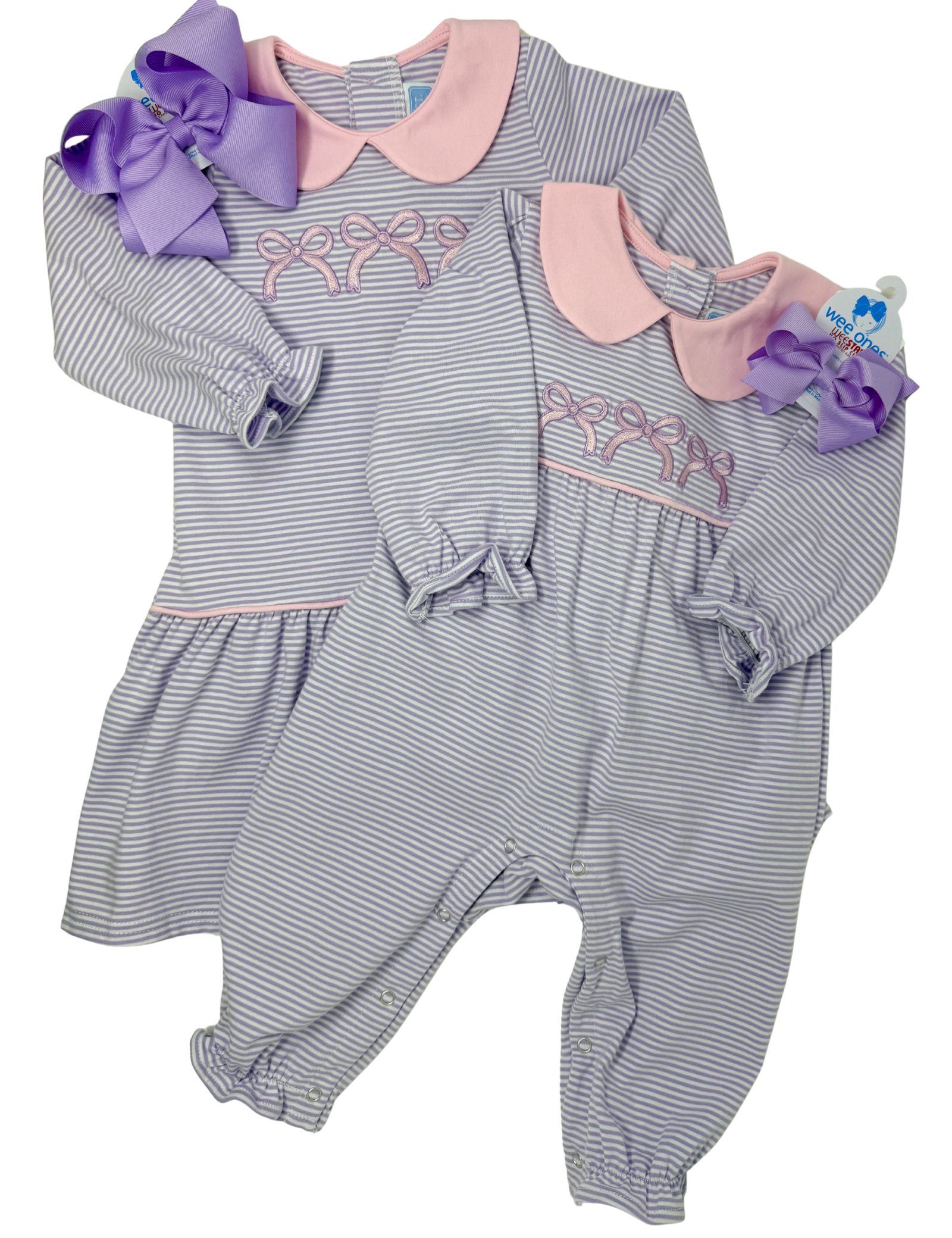 Bows Romper Girls Bubbles + Rompers Trotter Street Kids