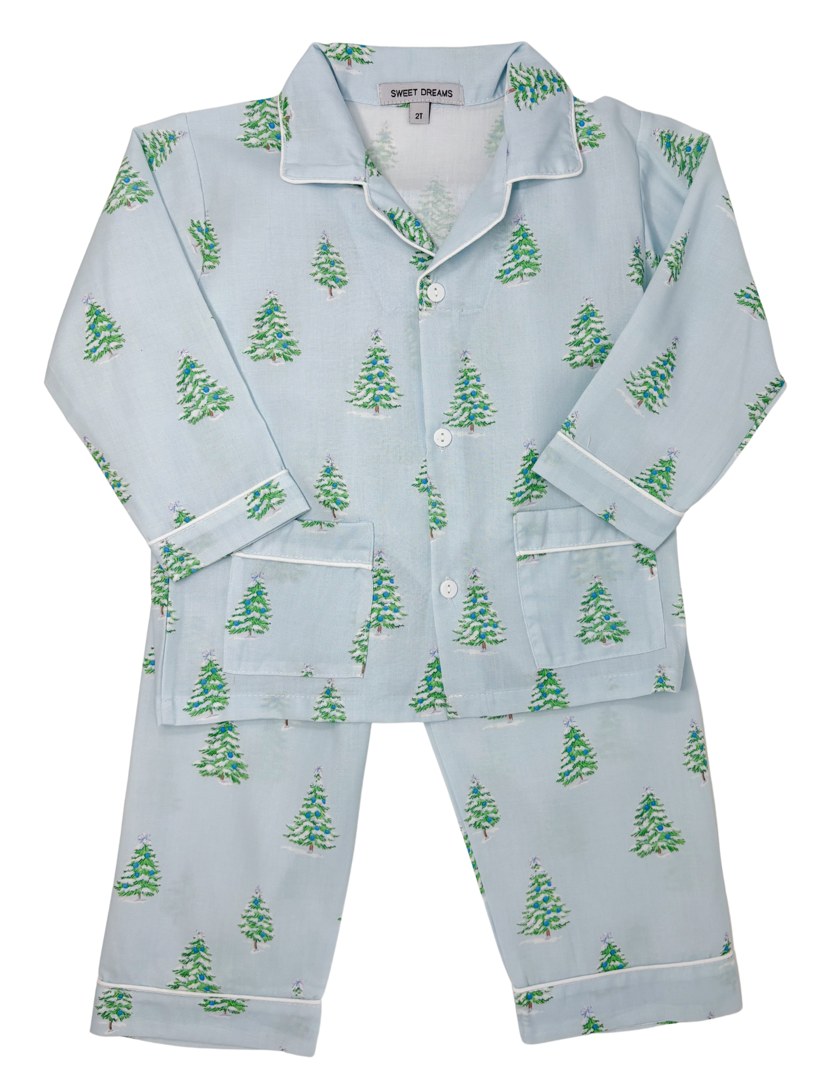 Christmas Tree Print Pajamas Kids Pajamas Sweet Dreams