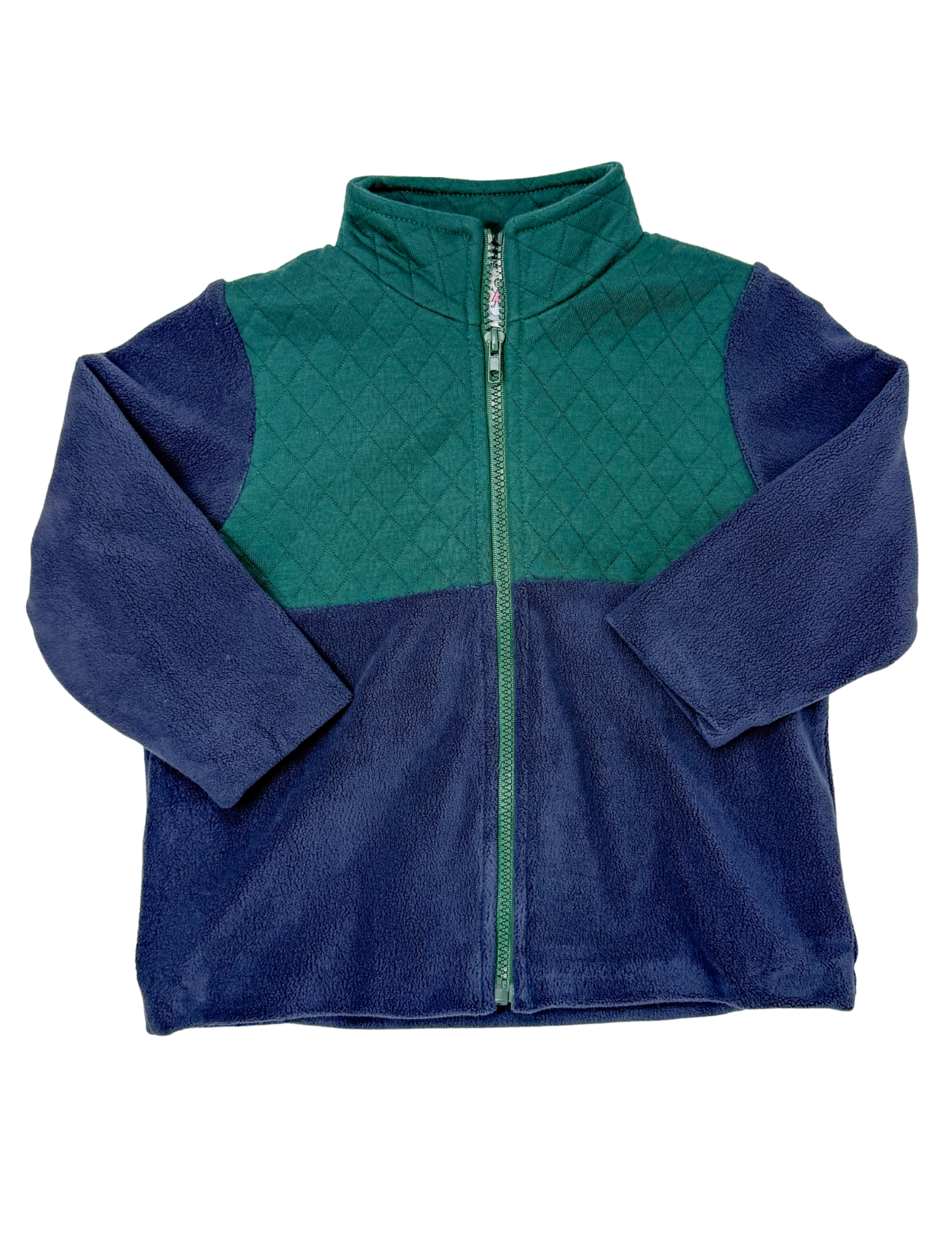 Boys Cooper Jacket - Green & Navy Boys Outerwear Three Sisters