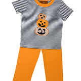 Boys Jack-O-Lantern Pants Set