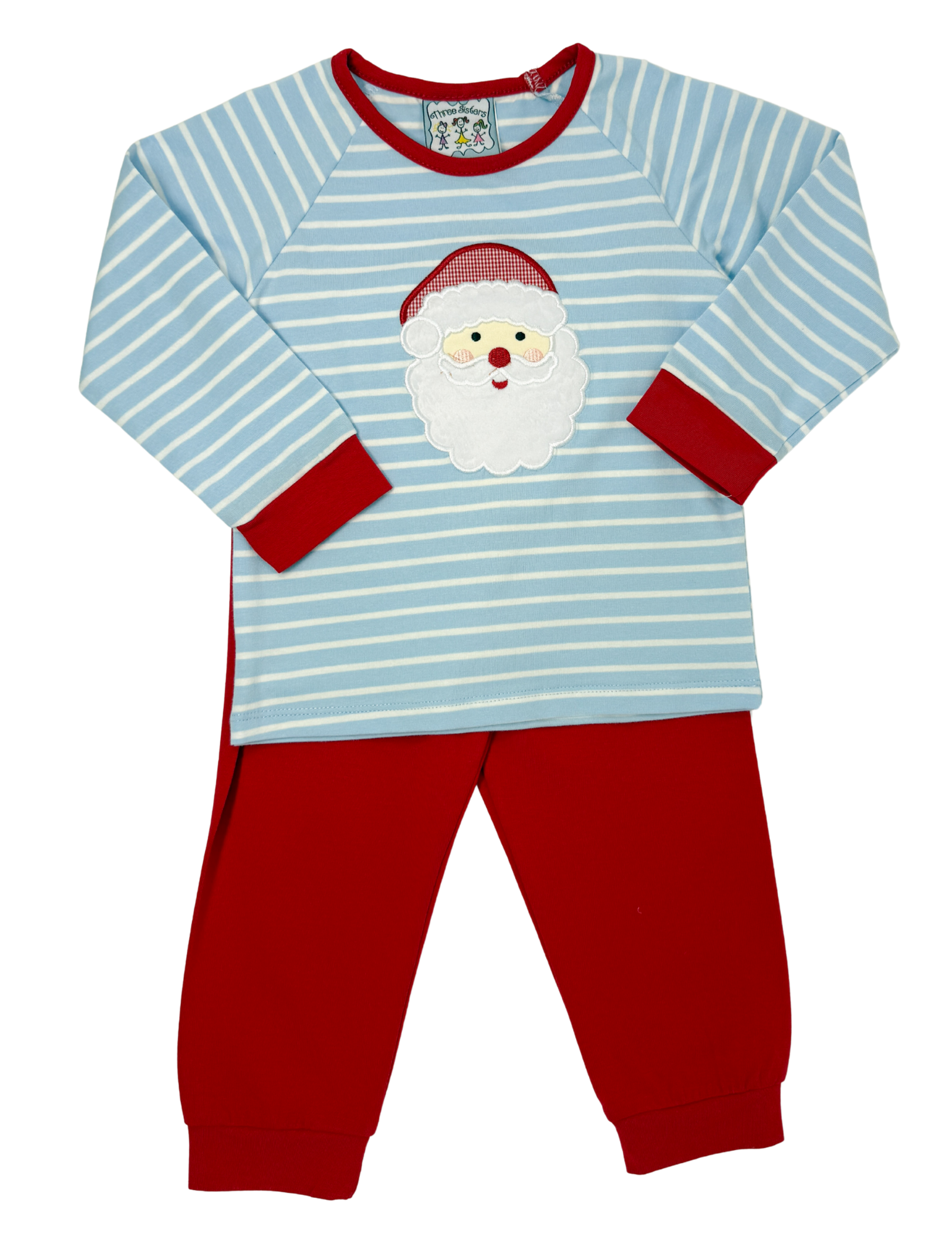 Boys Santa Applique Jogger Set Boys Sets Three Sisters