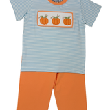Boys Autumn Harvest Smocked Pant Set Boys Sets Three Sisters
