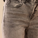Brooke Palazzo Denim w/ Cuffs - Basalt Jeans Tribal