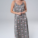 Camille Slip Dress - Savannah Sage Long Dresses Briton Court