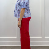 Cape Cod Bouquet Top - Blue