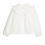 Cintra Top - White Eyelet Girls Tops + Tees Bisby