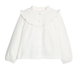 Cintra Top - White Eyelet Girls Tops + Tees Bisby