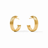 Cobblestone Hoop - Gold - Medium