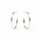 Crescent Hoop - Silver - Medium