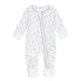 Darling Cowboy Boots Print Playsuit - Ivory