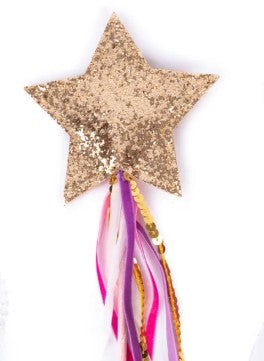 Deluxe Twinkle Twinkle Star Wands - Assorted Kids Misc Accessories Great Pretenders Gold