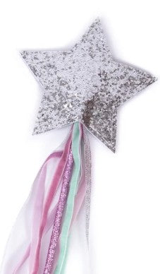 Deluxe Twinkle Twinkle Star Wands - Assorted Kids Misc Accessories Great Pretenders Silver