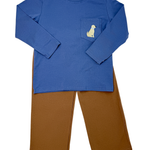 Dog L/S Pocket Tee Boys Tees Itsy Bitsy