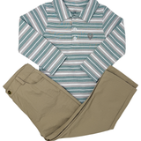 Emmett L/S Shirt - Grey & Green
