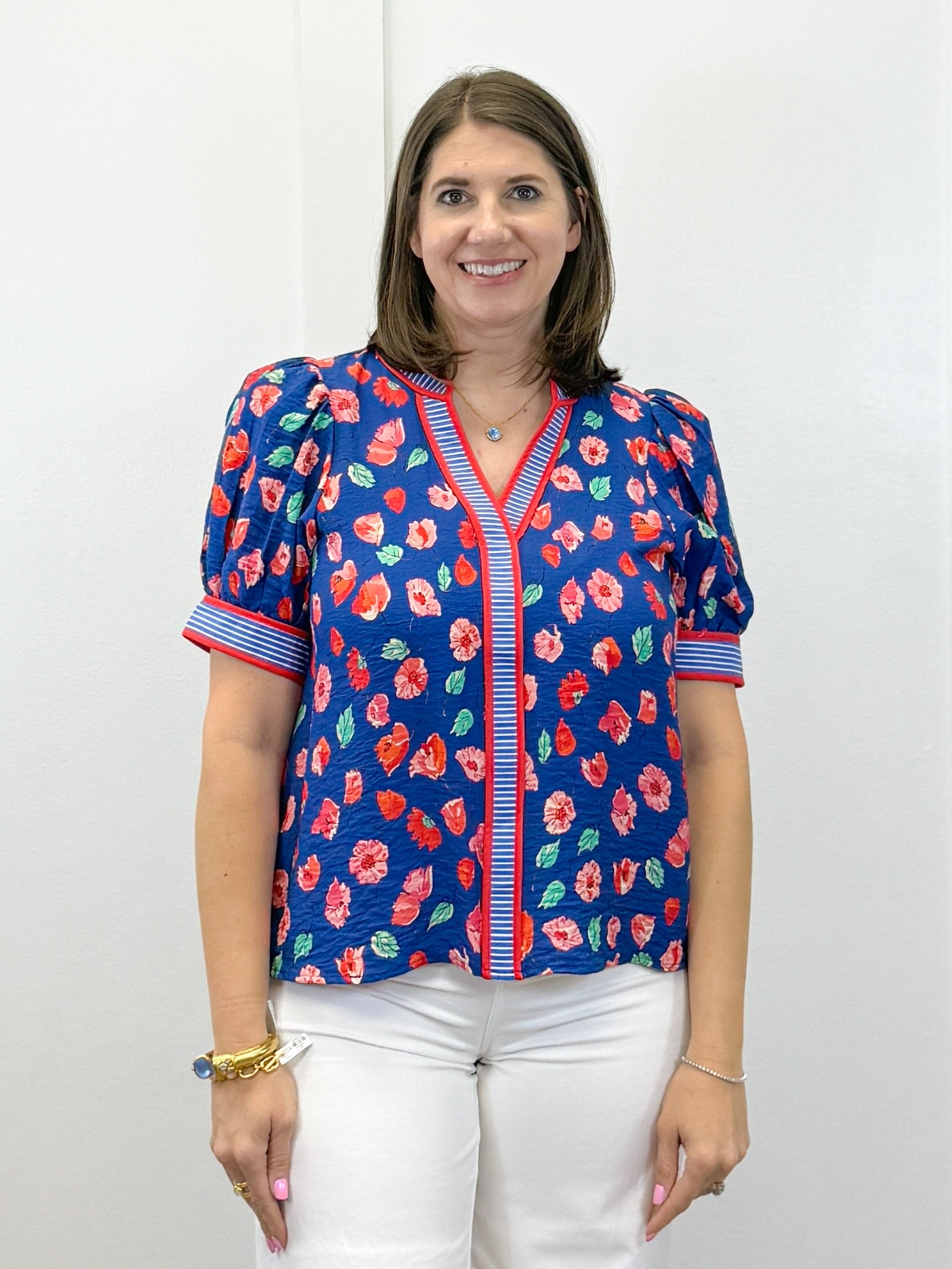 Firecracker Floral Top