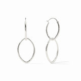 Fleur-de-Lis 2 in 1 Earring - Silver