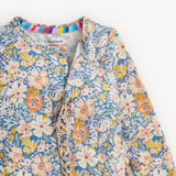 Flora Modal Ruffle Footie Baby Sleepwear Magnetic Me