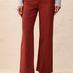 Fly Front 5 Pocket Pant - Henna Jeans Tribal